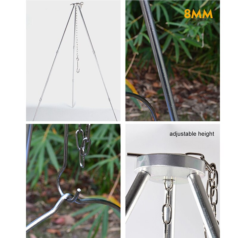Giá treo nồi dã ngoại Desert&Fox DF-S074 Camp Fire Tripod