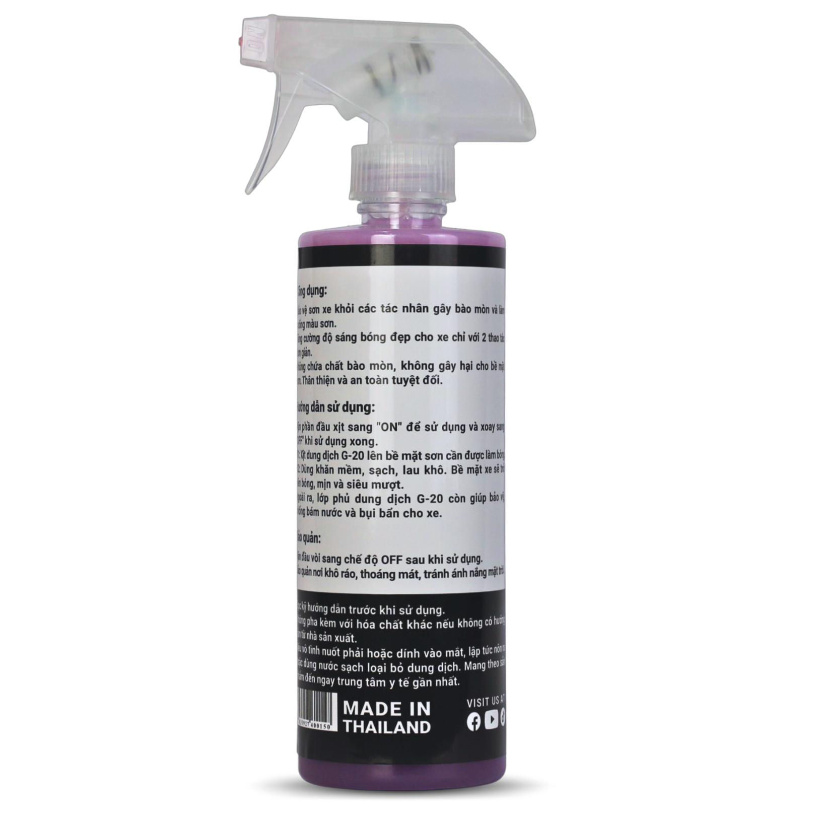 Phủ bóng sơn xe ô tô 511ml