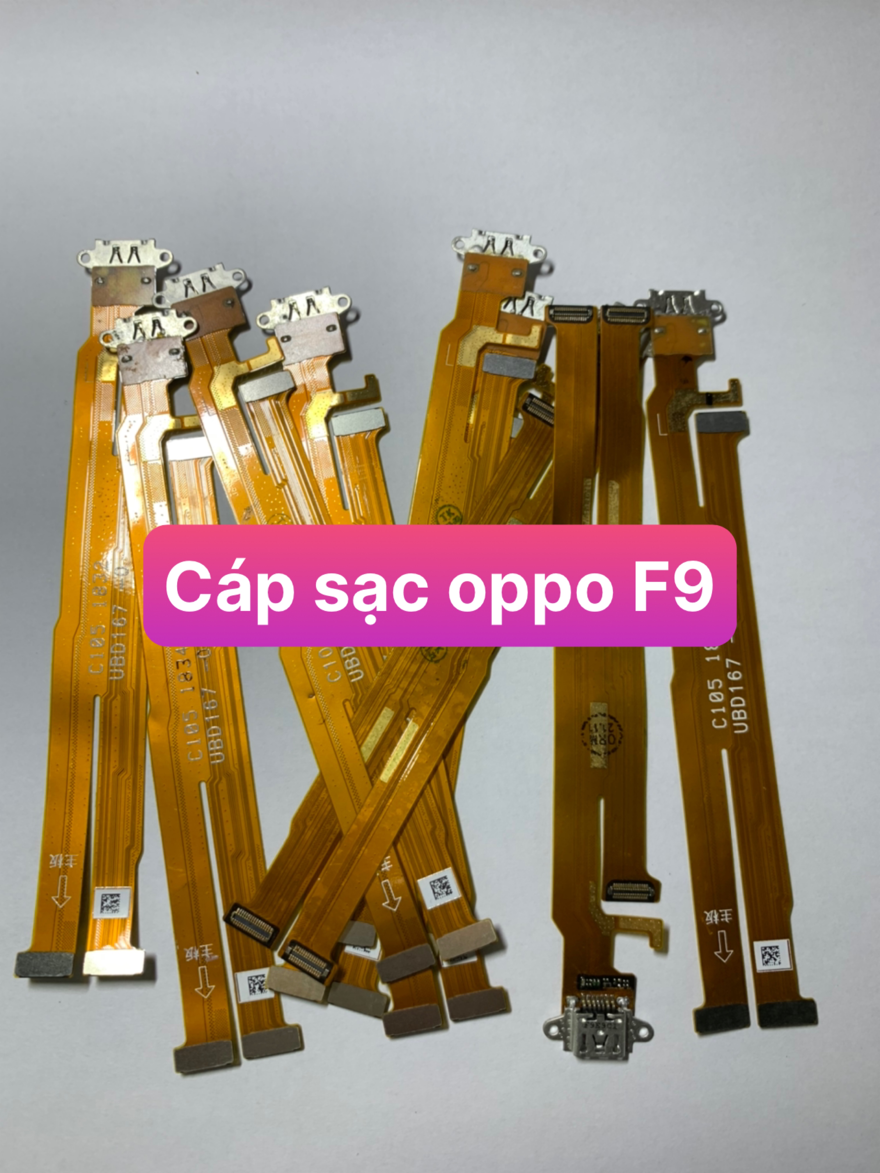 Cáp sạc zin mới điện thoại oppo f9