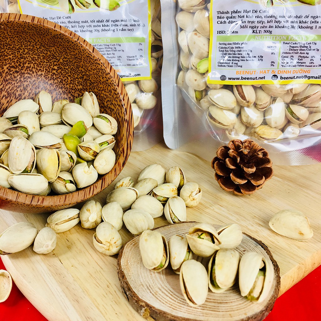 Hạt dẻ cười không tẩy trắng