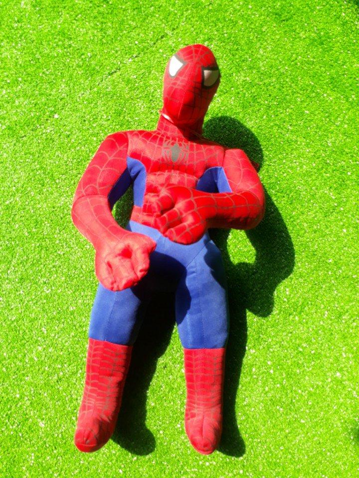 Superman Spider-Man Stuffed Toy 75cm High Quality – Super Big, Super Soft Spider-Man Teddy Bear – a Gift That Will Make Your Baby Love It from the Very First Glance