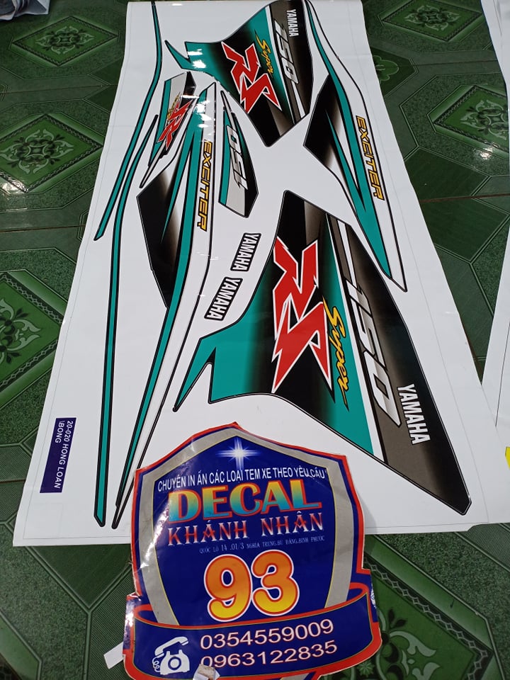 Tem rời ex 150 decal 3 lớp ko bay màu