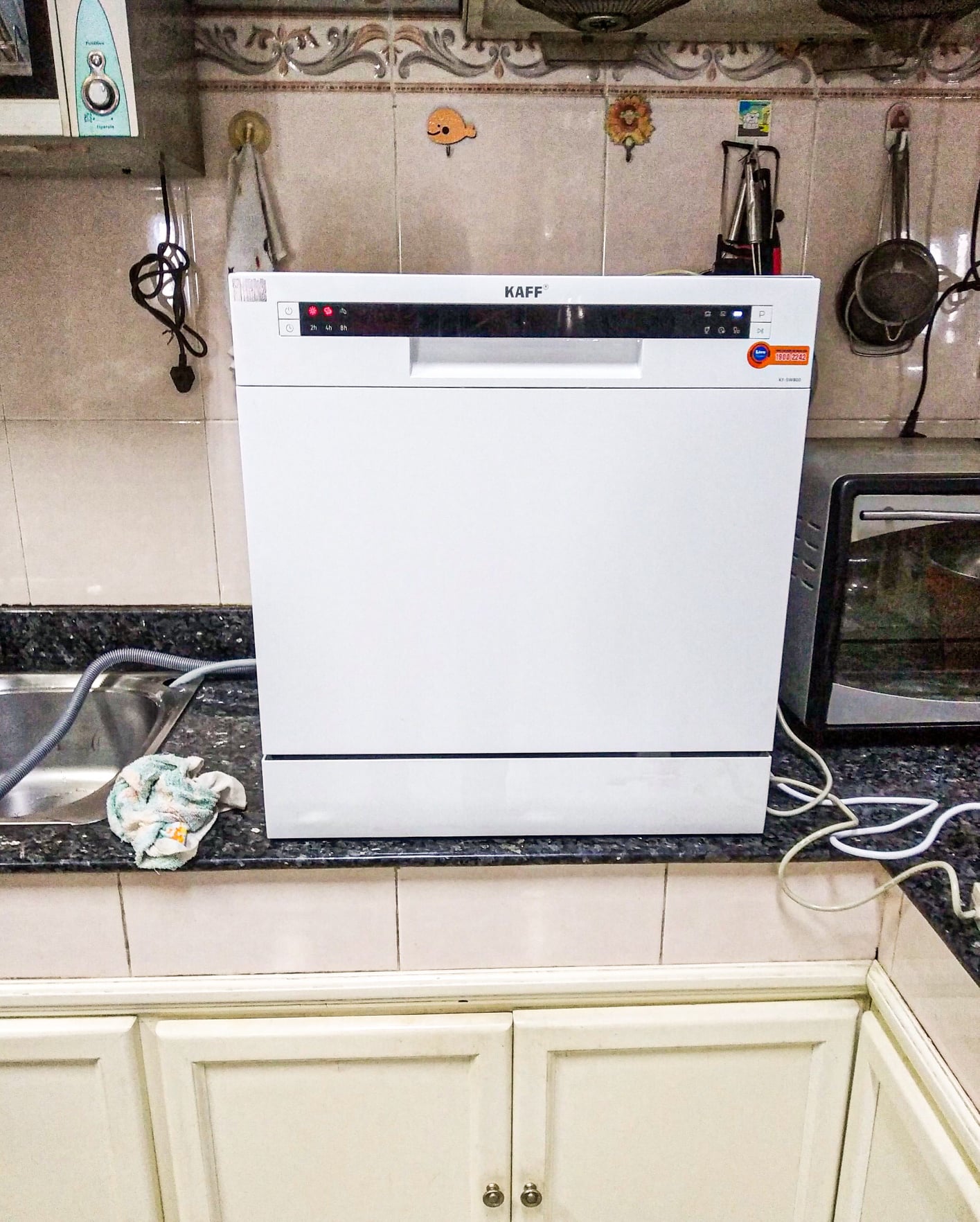 MÁY RỬA CHÉN KAFF KF-SW800 - Hàng Chính Hãng (Hotline: 0899 167 587)