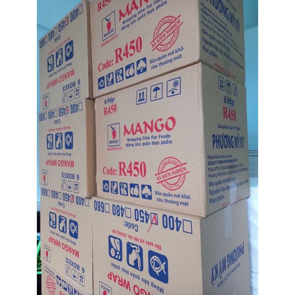 Màng Bọc Thực Phẩm 450 x 30cm MANGO - Hàng Cao Cấp