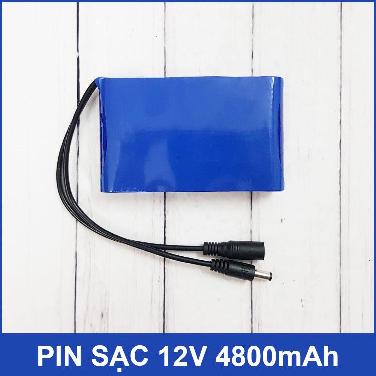 [HCM]Pin sạc 12V 4800mAh MAXPOWER kèm sạc