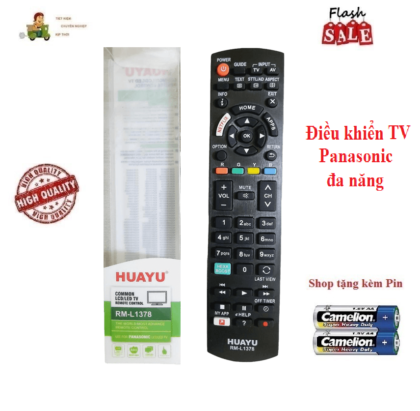 Remote điều khiển tv pa_na_so_nic đa năng rm-l1378 các dòng tivi pa_na_so_nic lcd/led/smart tv