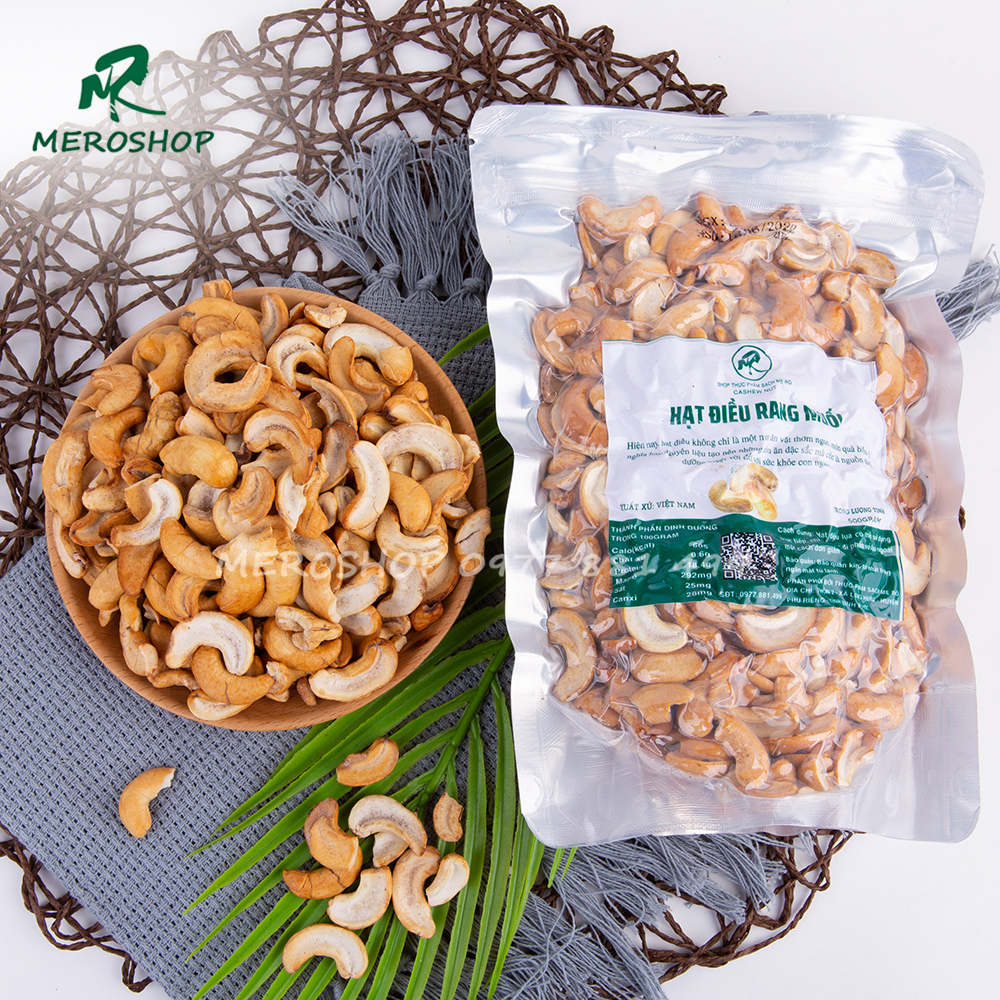 500GRAM HẠT ĐIỀU RANG MUỐI (LOẠI VỠ)