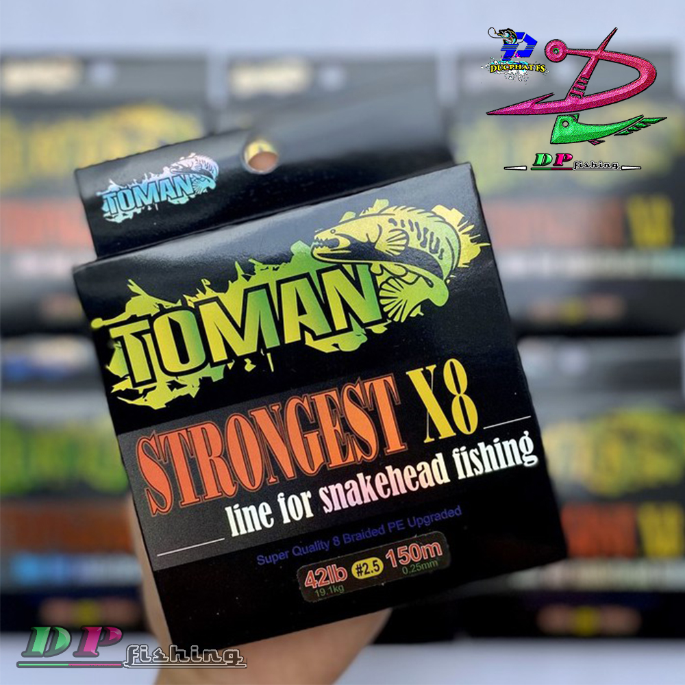 Dây Pe, dù câu lure TOMAN Strongert X8
