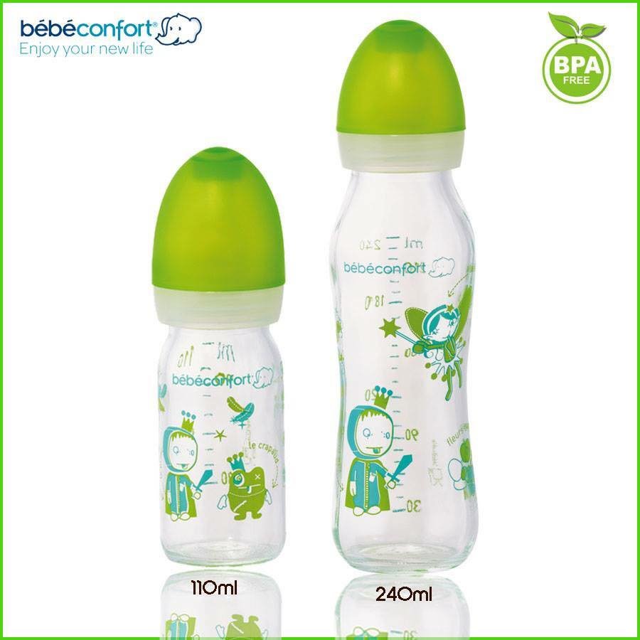 Bình sữa thủy tinh Bebeconfort