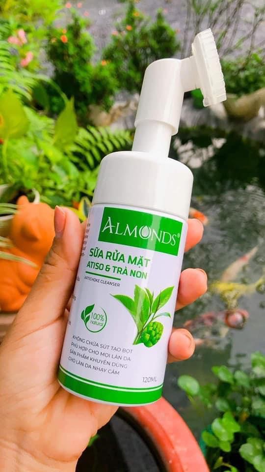 [HCM]SỮA RỬA MẶT TINH CHẤT ATISO & TRÀ NON