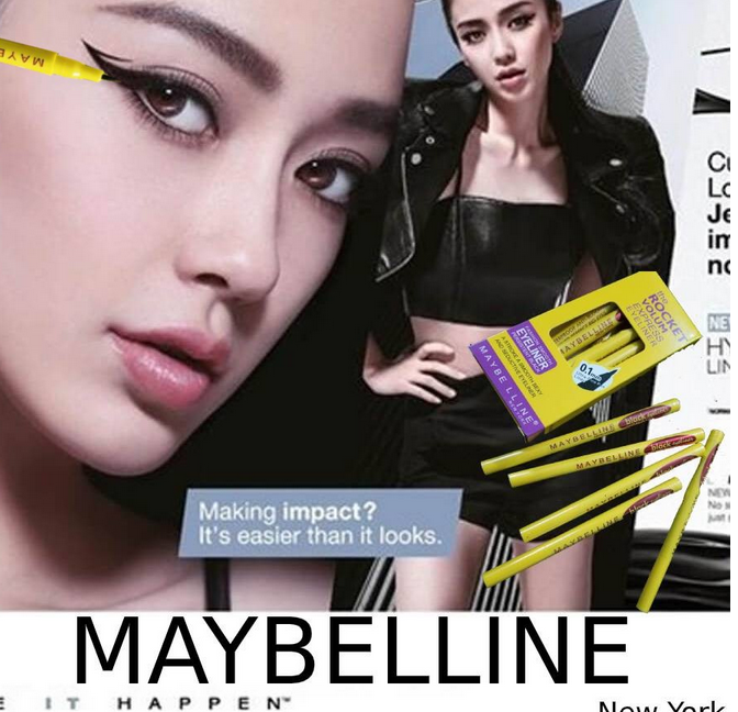 Bút kẻ mắt May-be-lline New York - black