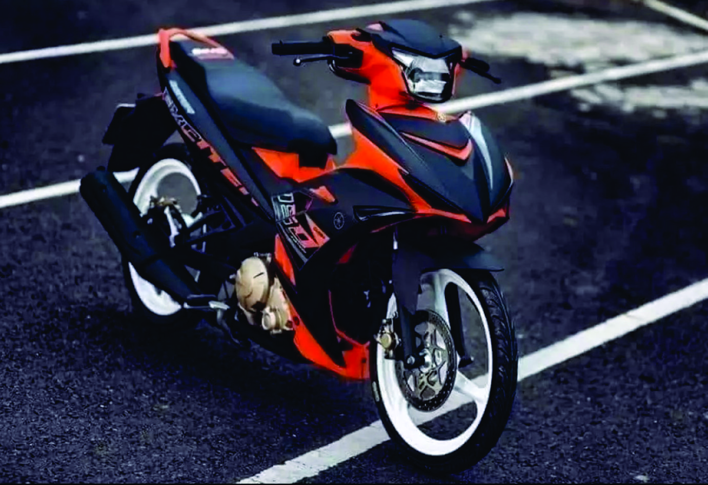 Tem trùm exciter 150 đen cam,team decal ex 150