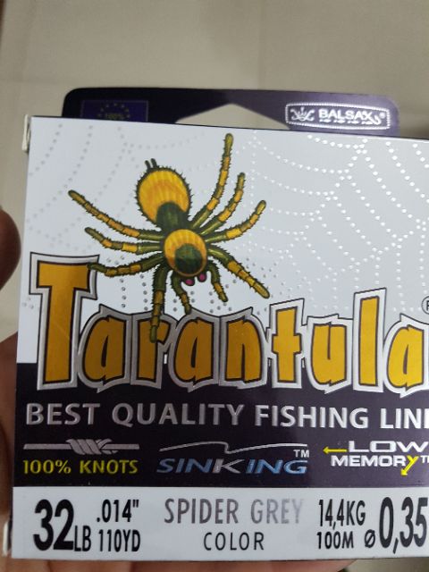 Cước câu cá con nhện Tarantula hàng siêu bền