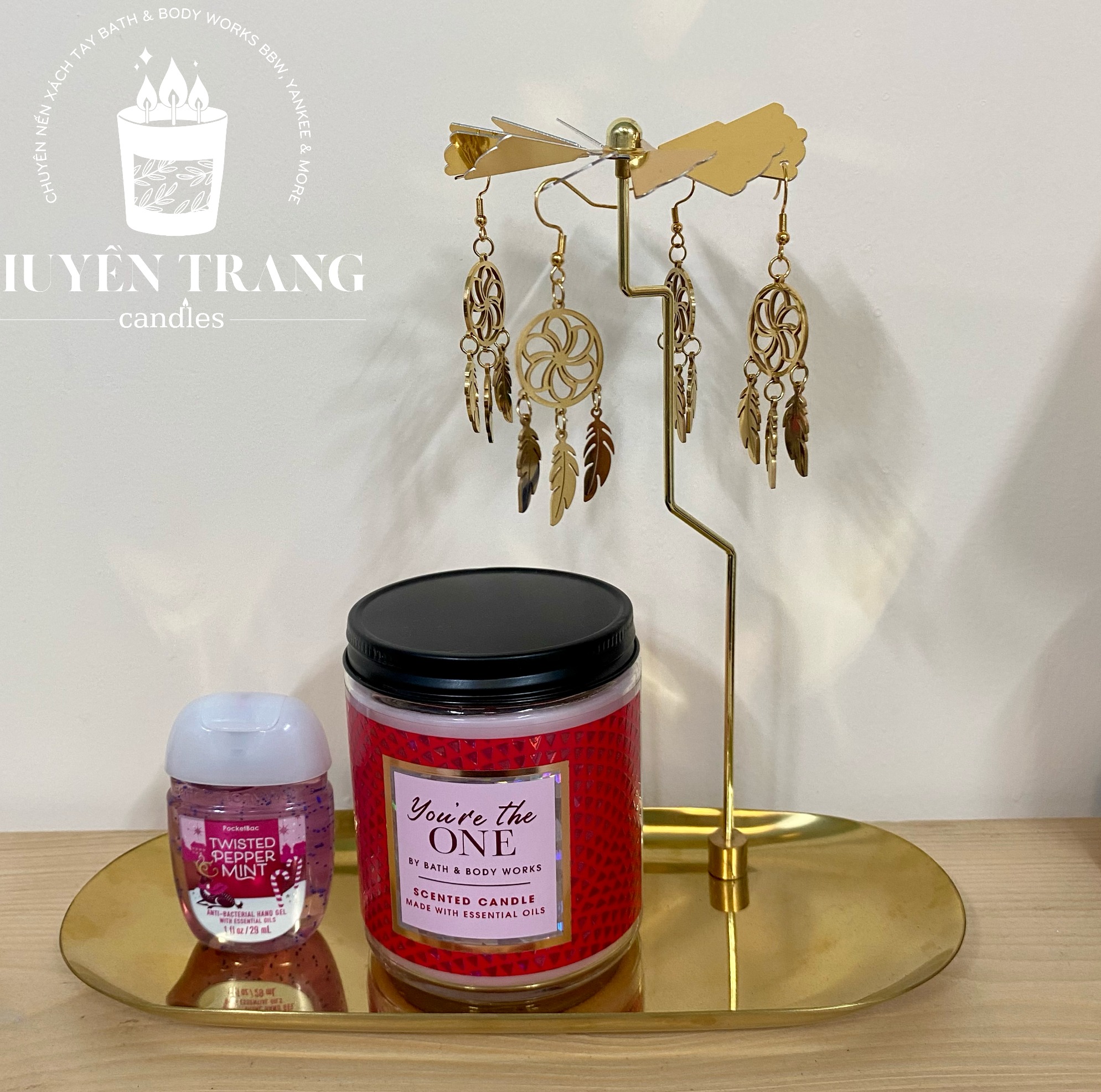 Khay oval dài kim loại decor trang trí