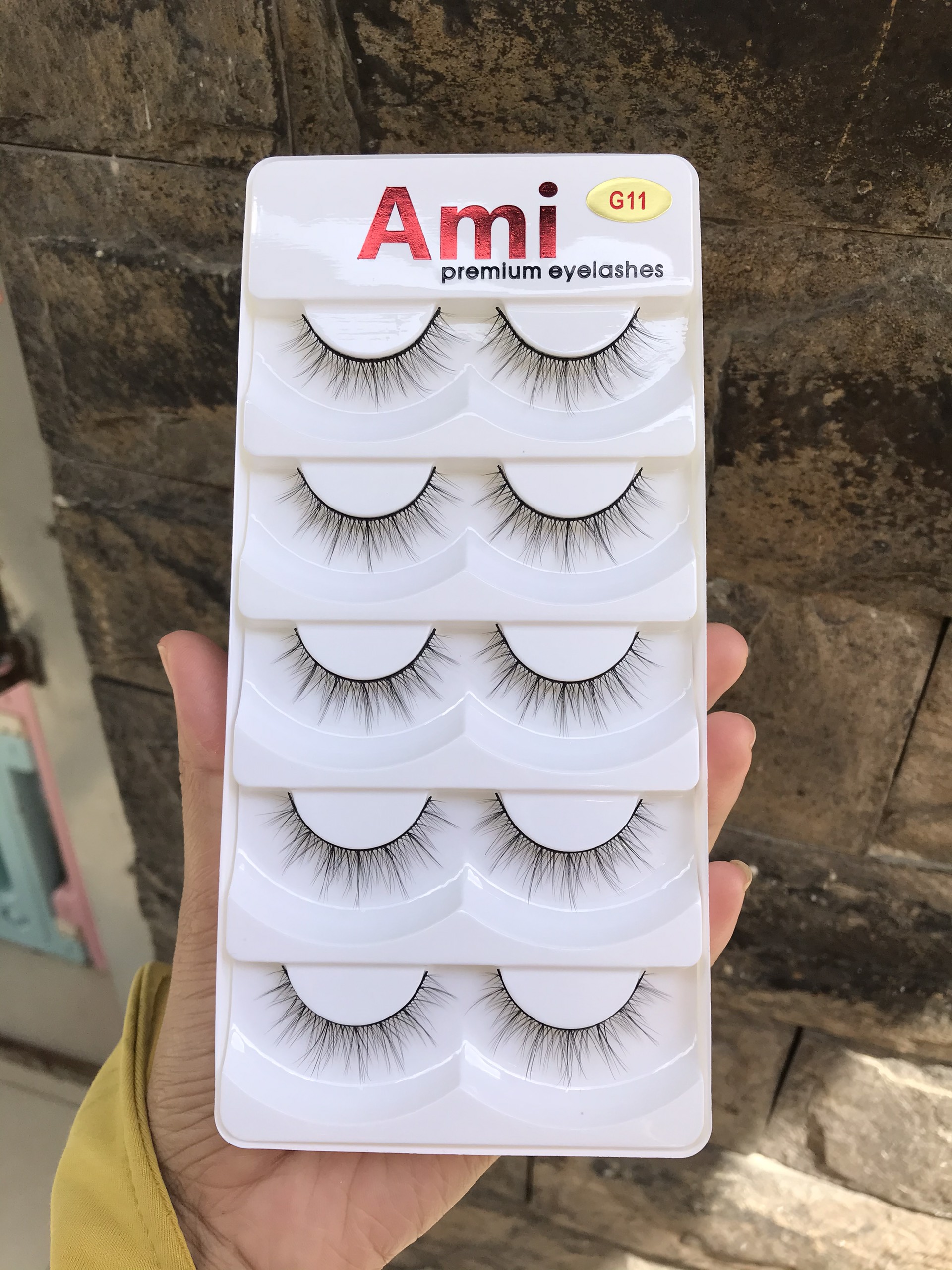 Mi giả chồn gân mềm cao cấp Ami (5 cặp/hộp)