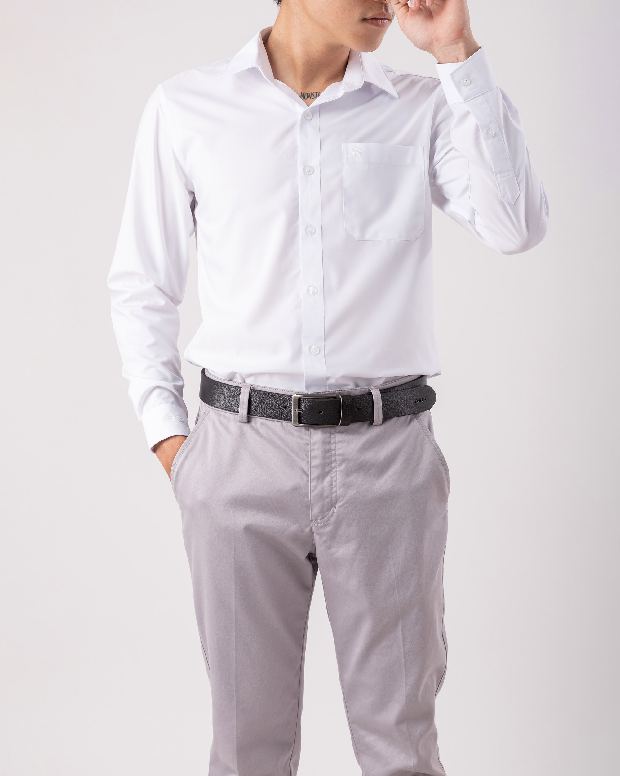 Thắt lưng nam thời trang da bò thật TRITA RTL038