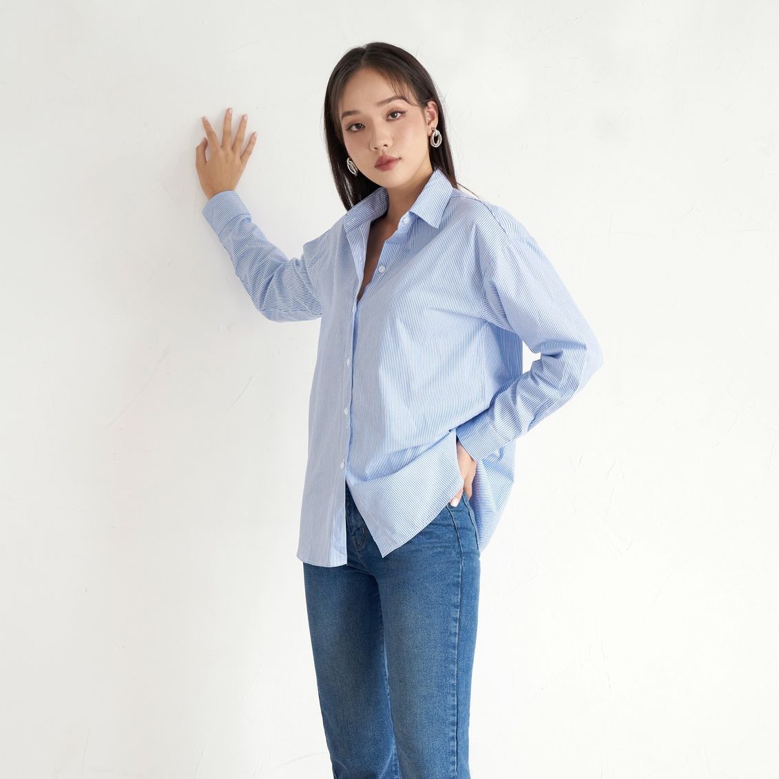 OLV - Áo sơ mi Bella Stripped Shirt