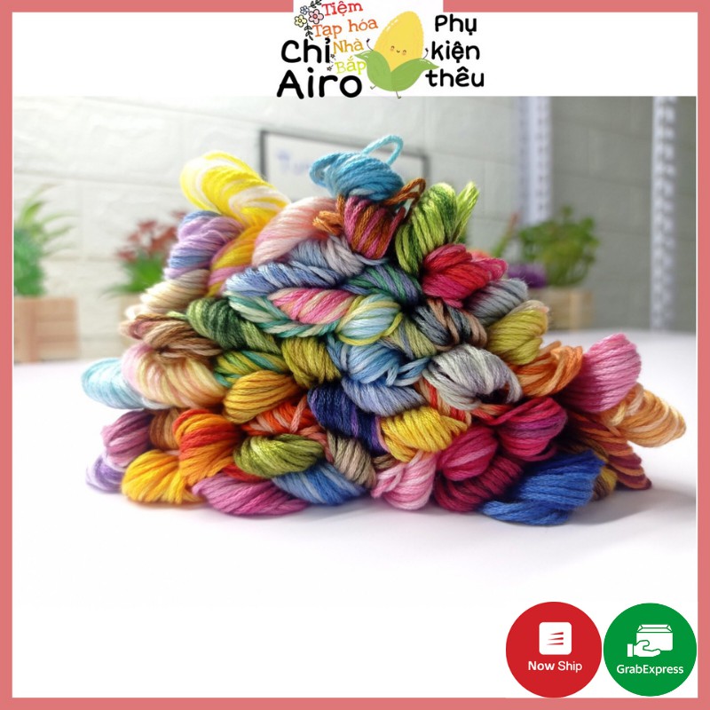 Chỉ Loang Airo Lẻ 1 Tép Full 78 Màu [INBOX CHỌN MÀU]