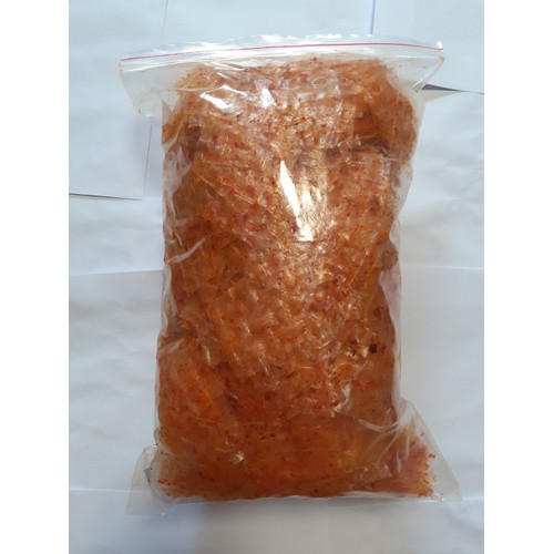 1kg bánh tráng trộn sa tế  tôm ăn vặt