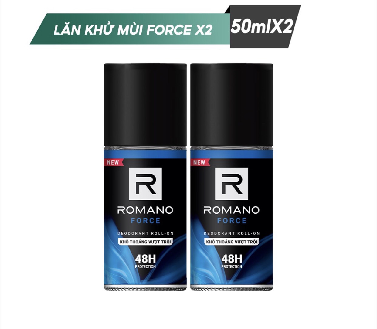Combo 2 lăn khử mùi Romano Froce 50ml (50ml x2)