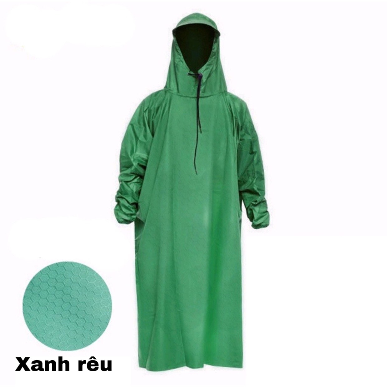 Áo mưa bít 2 bên da cá