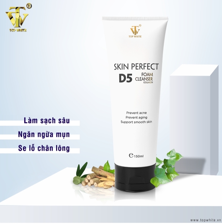 WHITE PERFECT D5 SỮA RỬA MẶT