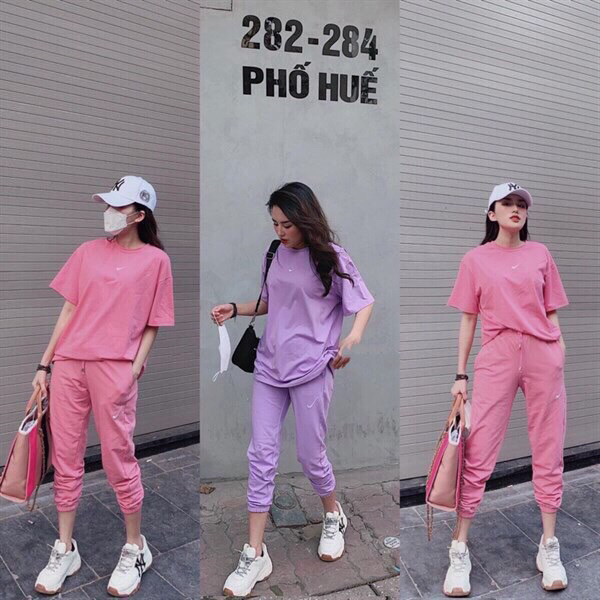SET BỘ THUN DÀI THỜI TRANG NỮ THỂ THAO CÁ TÍNH TB
