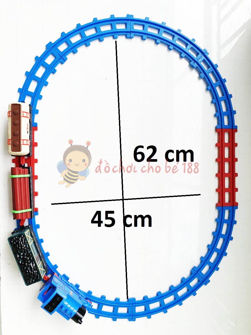 [HCM]Đồ chơi xe lửa Thomas dùng pin cho bé (loại to), xe lửa classical đường ray siêu dài
