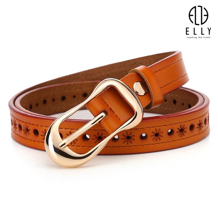 [Brand Day] Dây lưng nữ cao cấp da thật ELLY – ED23