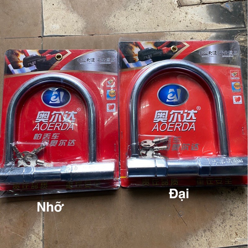 Khoá chữ u chống cắt loại đại- nhỡ và nhiều mẫu mã khác