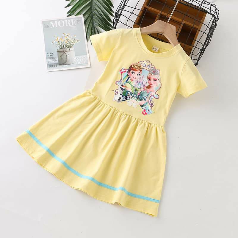 [HCM]Đầm Elsa Đính Cườm Cho Bé Gái