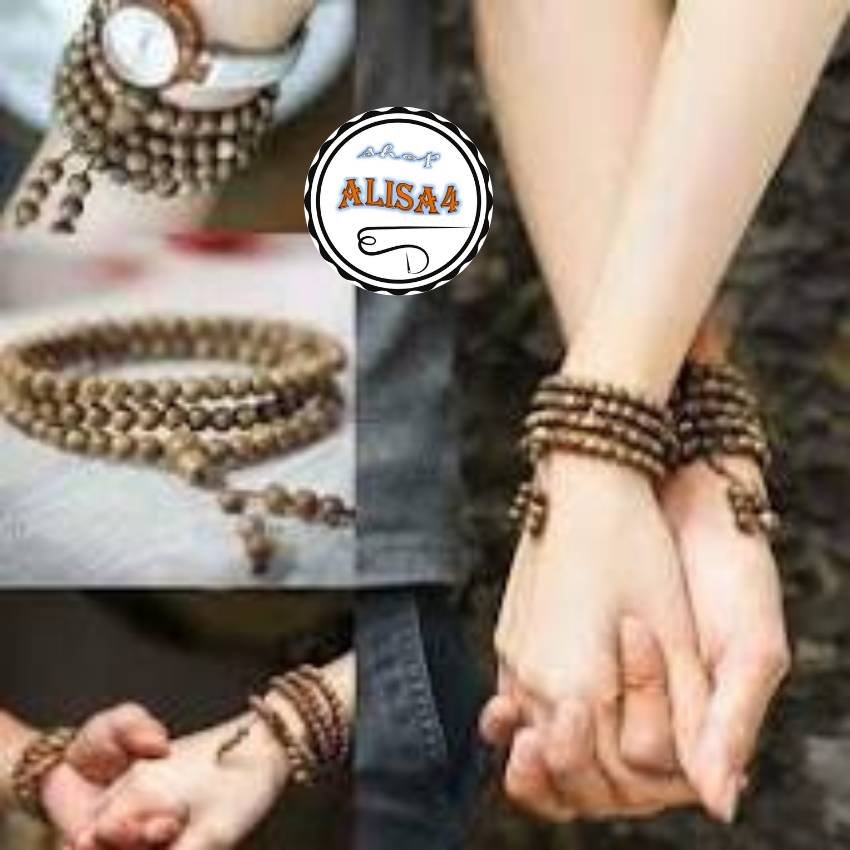 (combo 2 chuỗi) Vòng chuỗi hạt đeo tay cặp đôi. ALISA4 SHOP