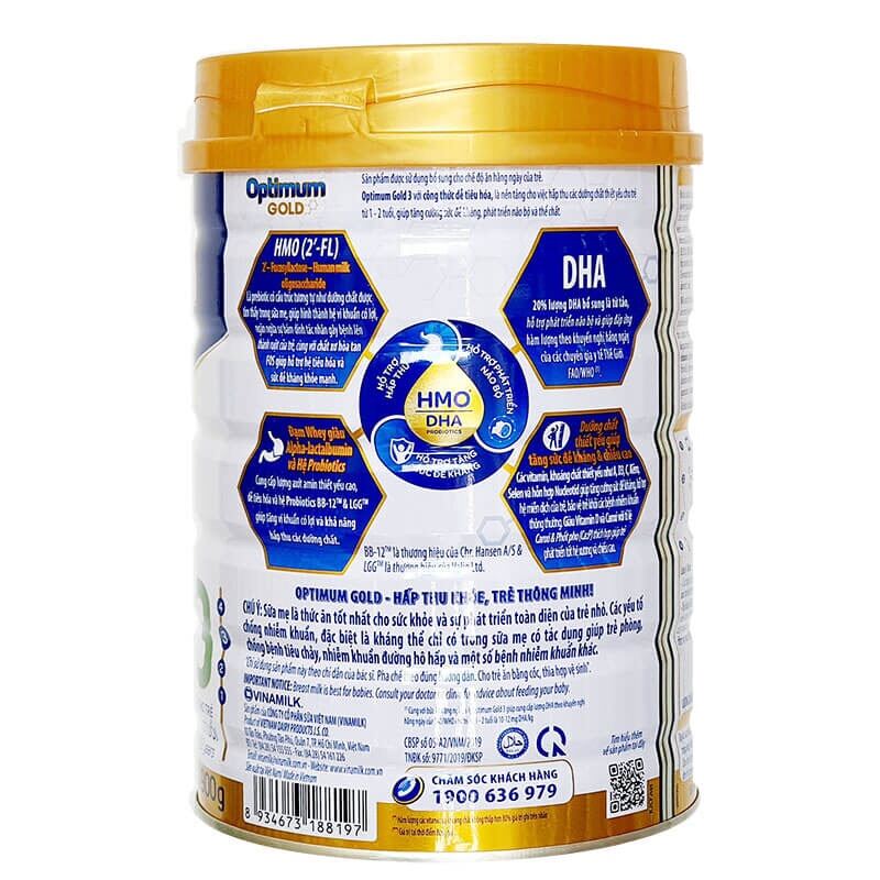 [Hoàn tiền 12%] [HCM]Sữa Bột Optimum 3 850g