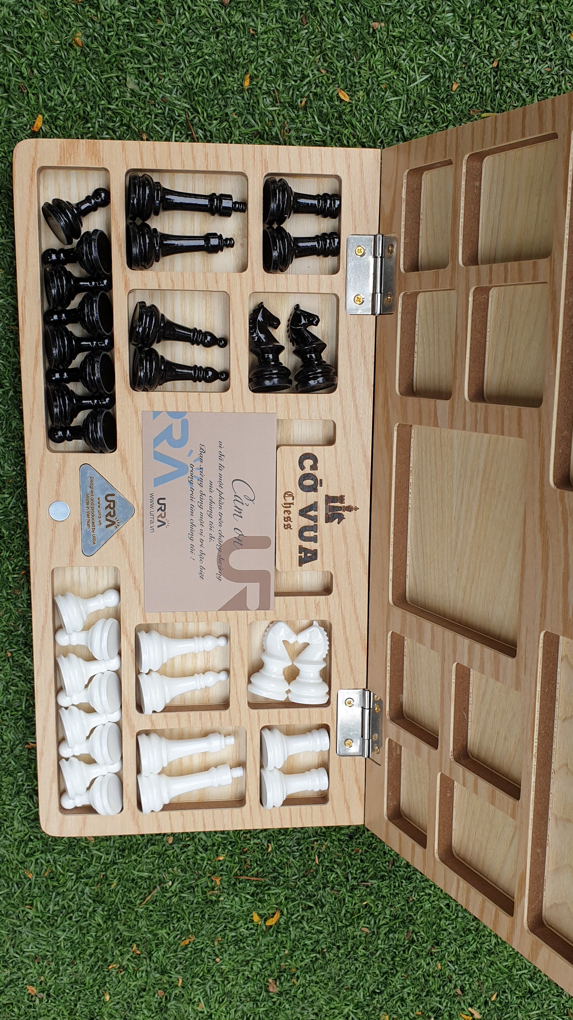Bộ cờ vua URRA - V Square (hand made)
