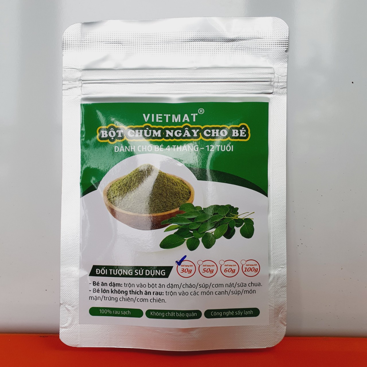 Bột chùm ngây sấy lạnh cho bé VIETMAT