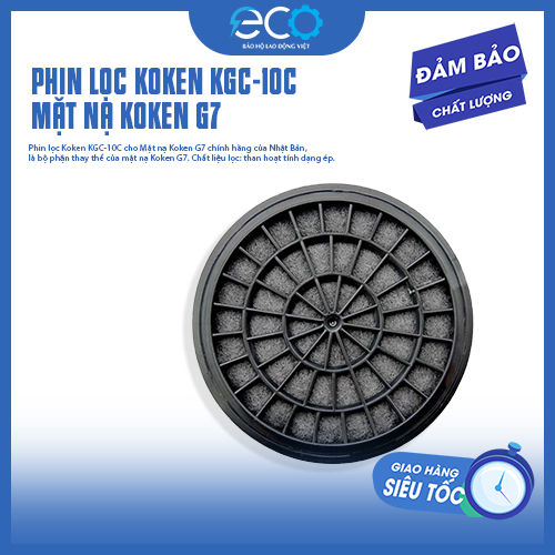 Phin lọc KGC-10C than hoạt tính dùng cho mặt nạ Koken G7