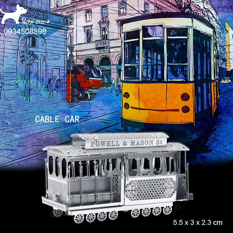 Mô hình 3D bằng thép tự ráp Tàu hỏa