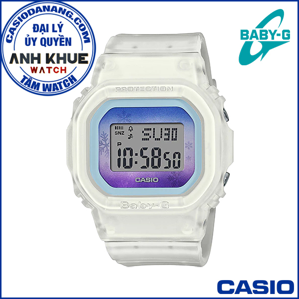 Đồng hồ nữ dây nhựa Casio Baby-G chính hãng Anh Khuê BGD-560WL-7DR