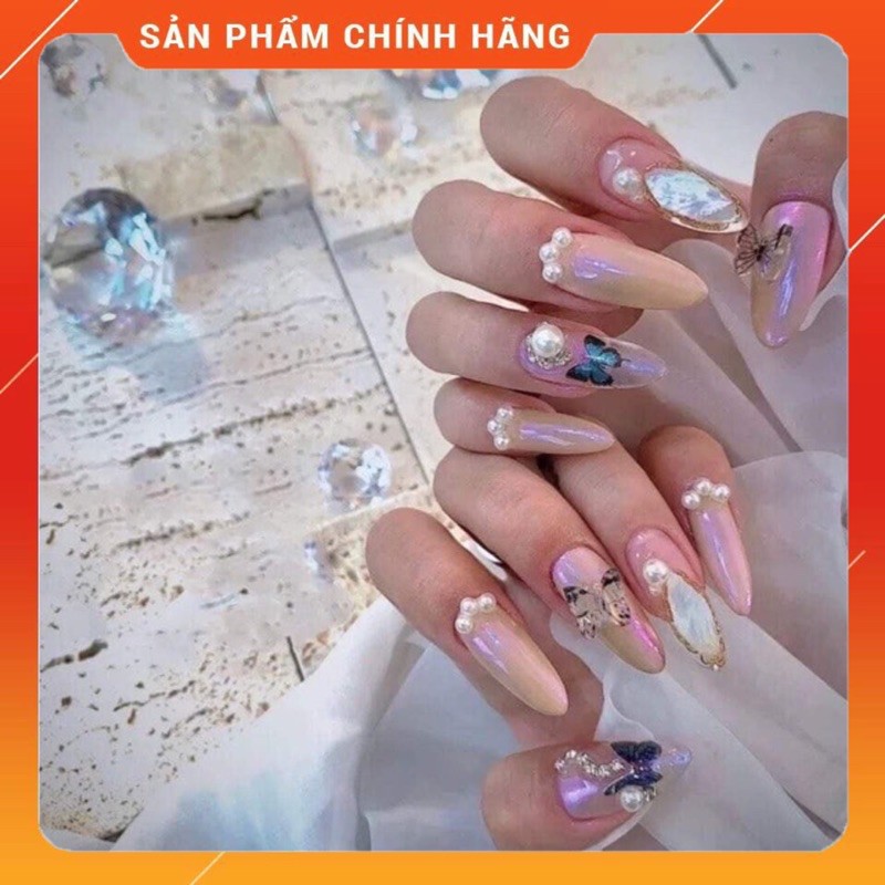 [HCM]STICKER BƯỚM LAZZER DÁN MÓNG SIÊU XINH