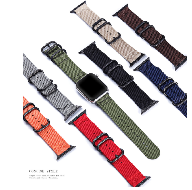 Dây vải NATO đồng hồ thời trang Apple Watch cao cấp  PKHRAPS007