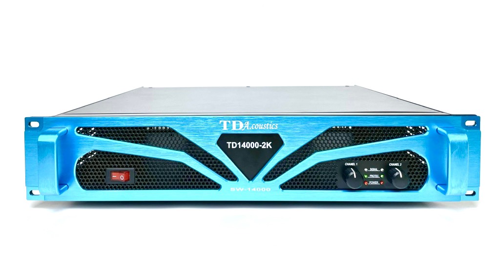Vỏ main, vỏ đẩy 2 kênh TD14000-2K-xanh
