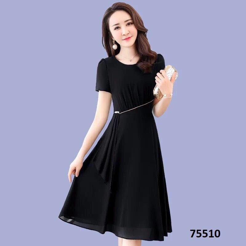 Váy dự tiệc công sở đính ngọc sang trọng