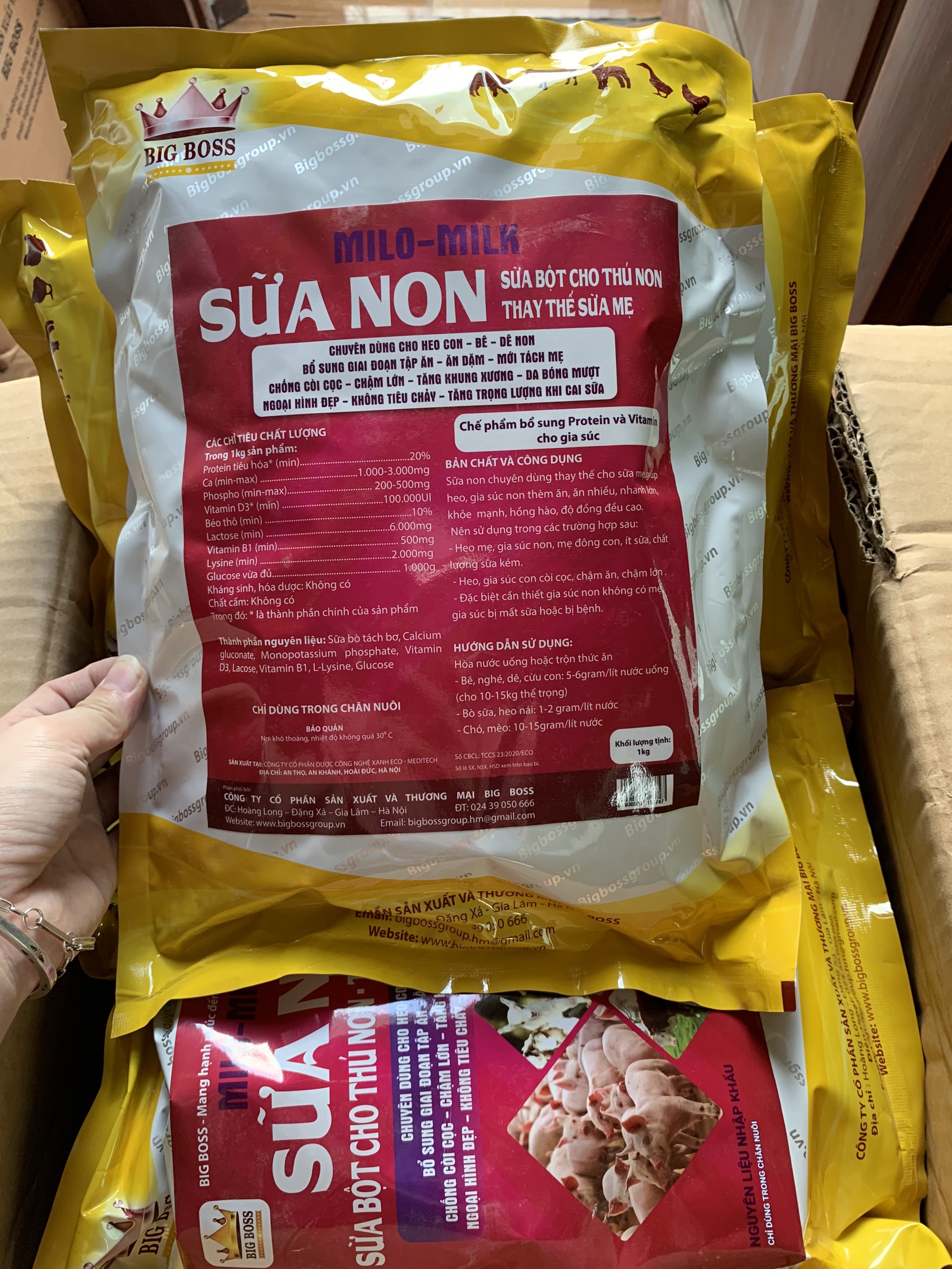 Sữa Non, Sửa Bột Dành Cho Heo Con, Dê Con, Bê,…