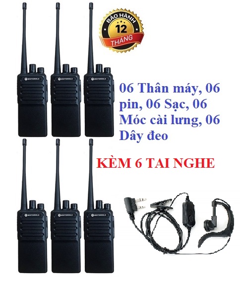 Bộ 6 máy bộ đàm motorola gp850