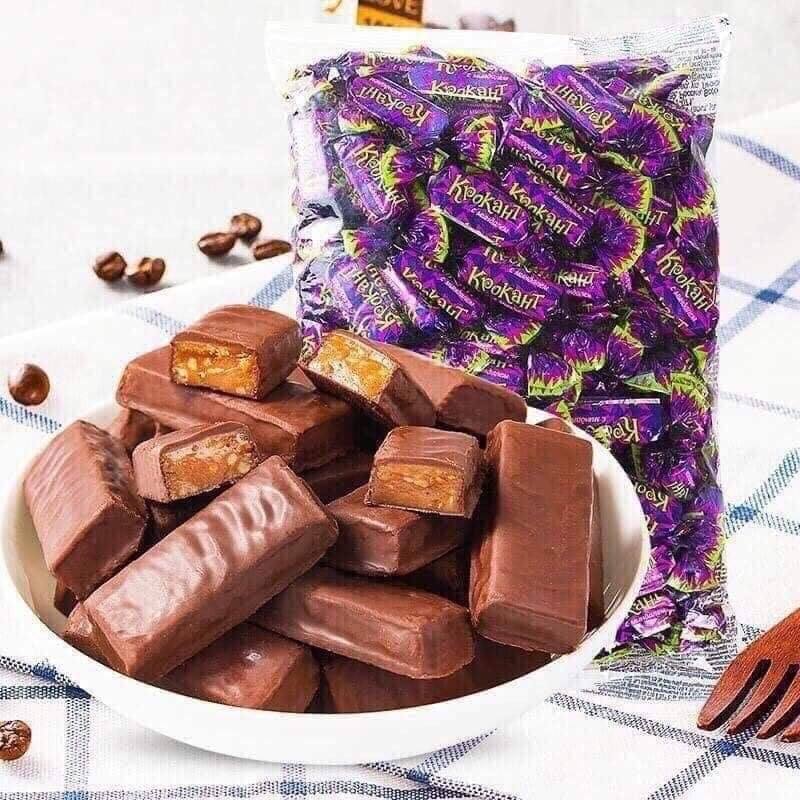 kẹo tím krokant socola hạnh nhân nga 500G