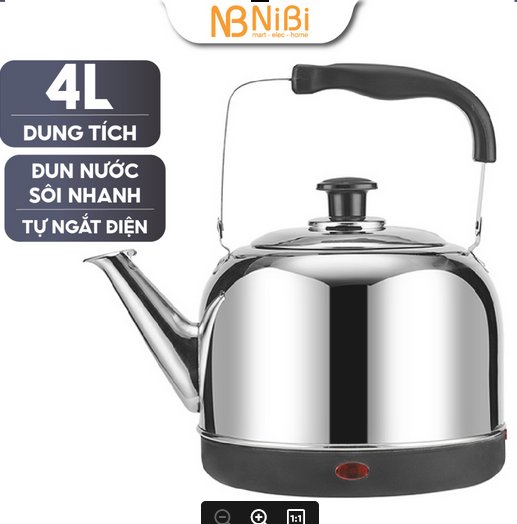Ấm siêu tốc 4L  bình đun siêu tốc tự ngắt khi sôi