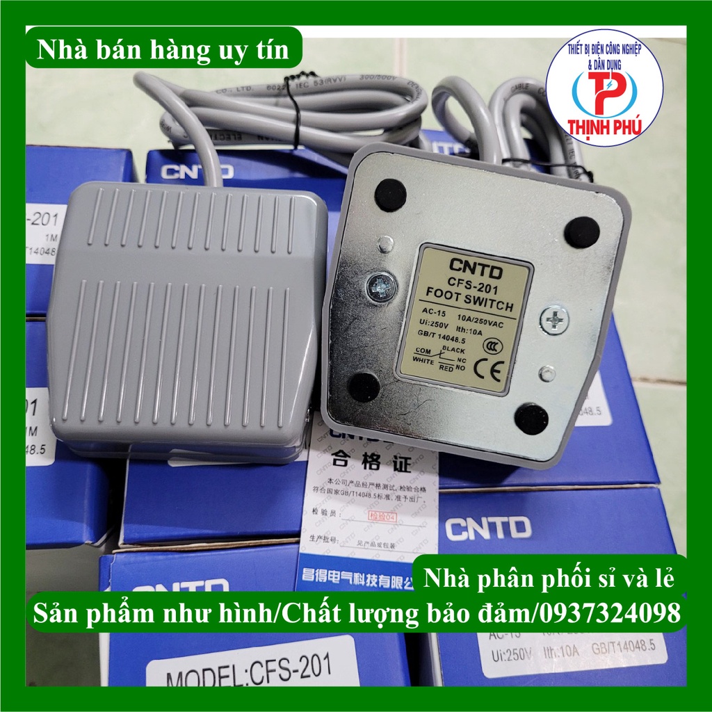 Công tắc bàn đạp  CFS-201 CNTD 10A-250VAC.