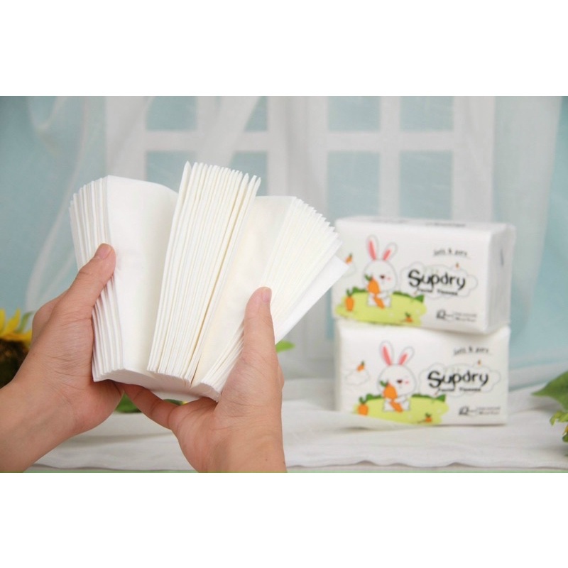 Khăn giấy ướt/khăn khô thỏ supdry