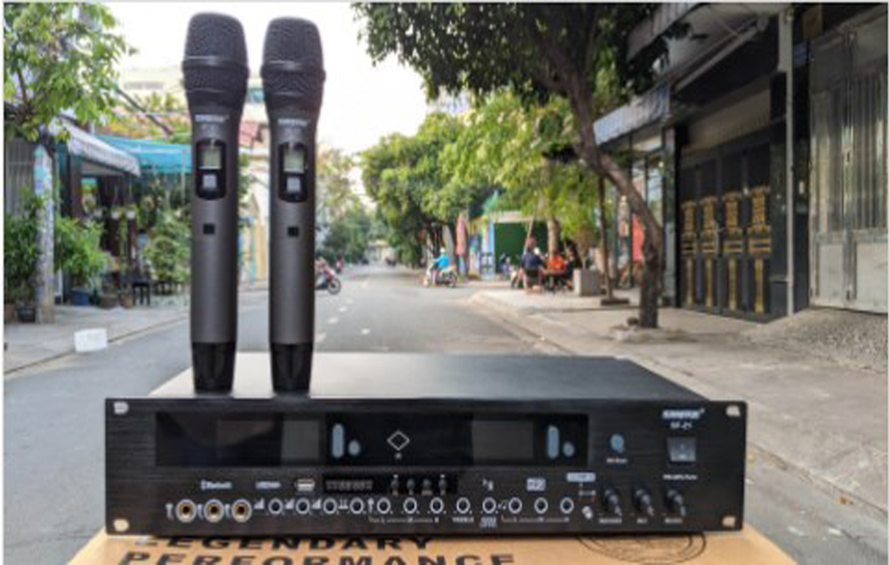 [HCM]Micro Lai Vang Shure SF21 - Micro không dây cao cấp.