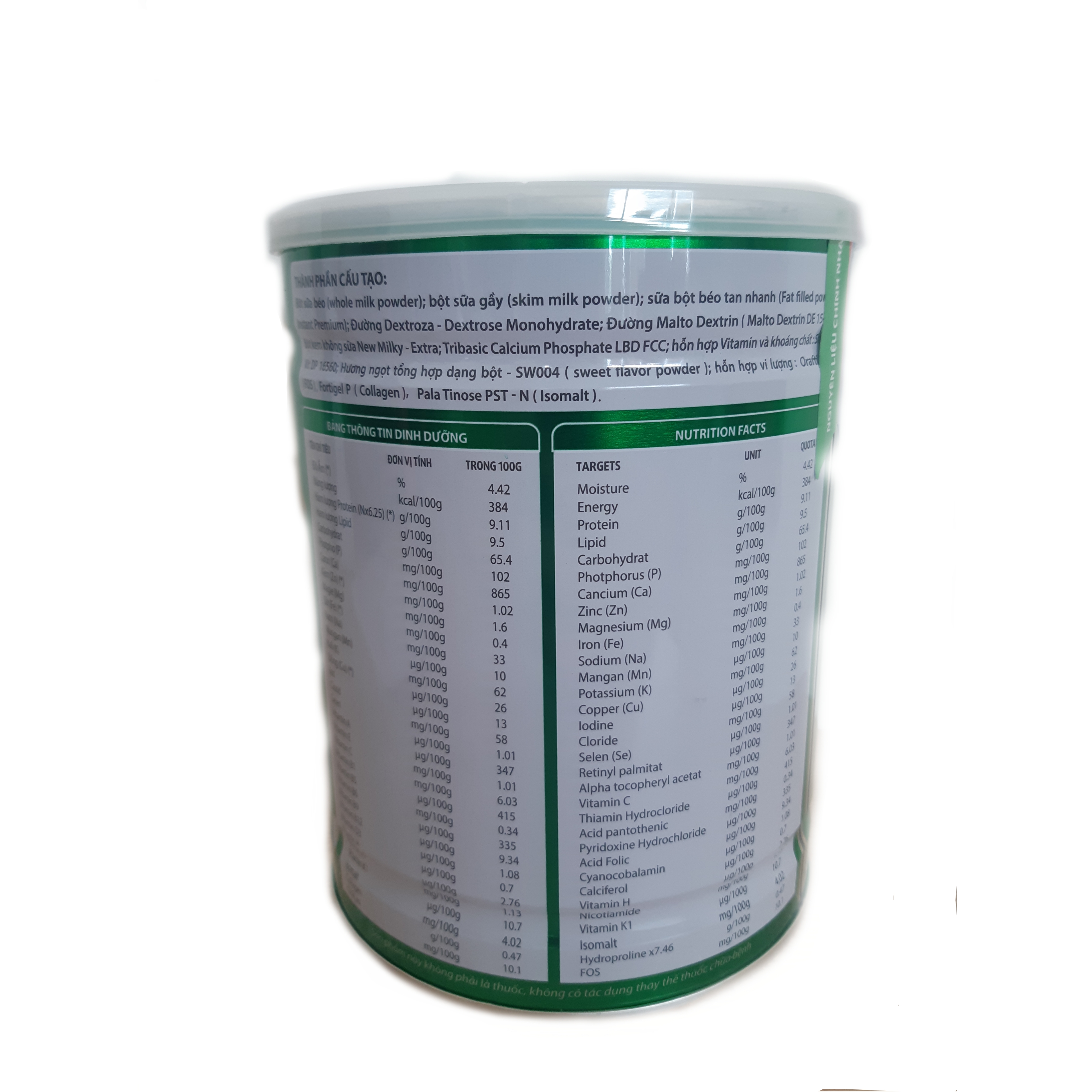 SỮA CANXI EXTRA PRO CANXI GOLD 900GR